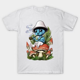 smurf cat chillin T-Shirt